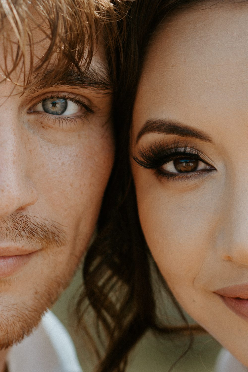 Hair and makeup during styled shoot at Ka'ala Vista.