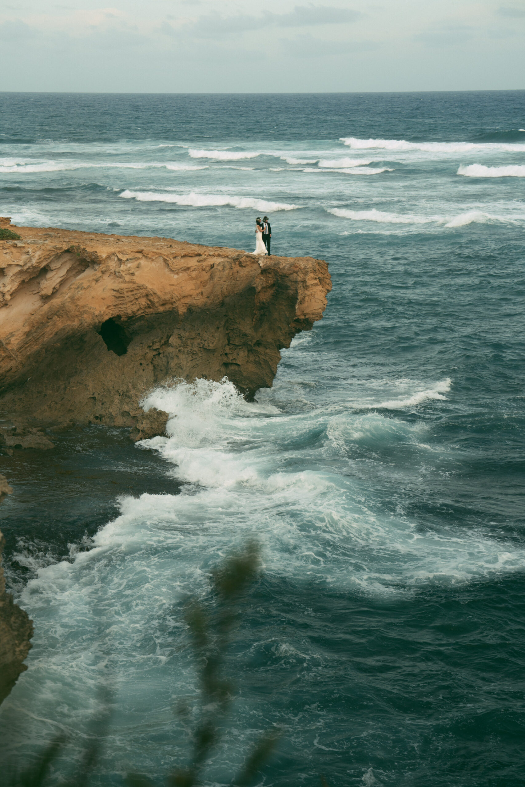 Shipwreck beach serves as the perfect location for your elopement in Kauai.