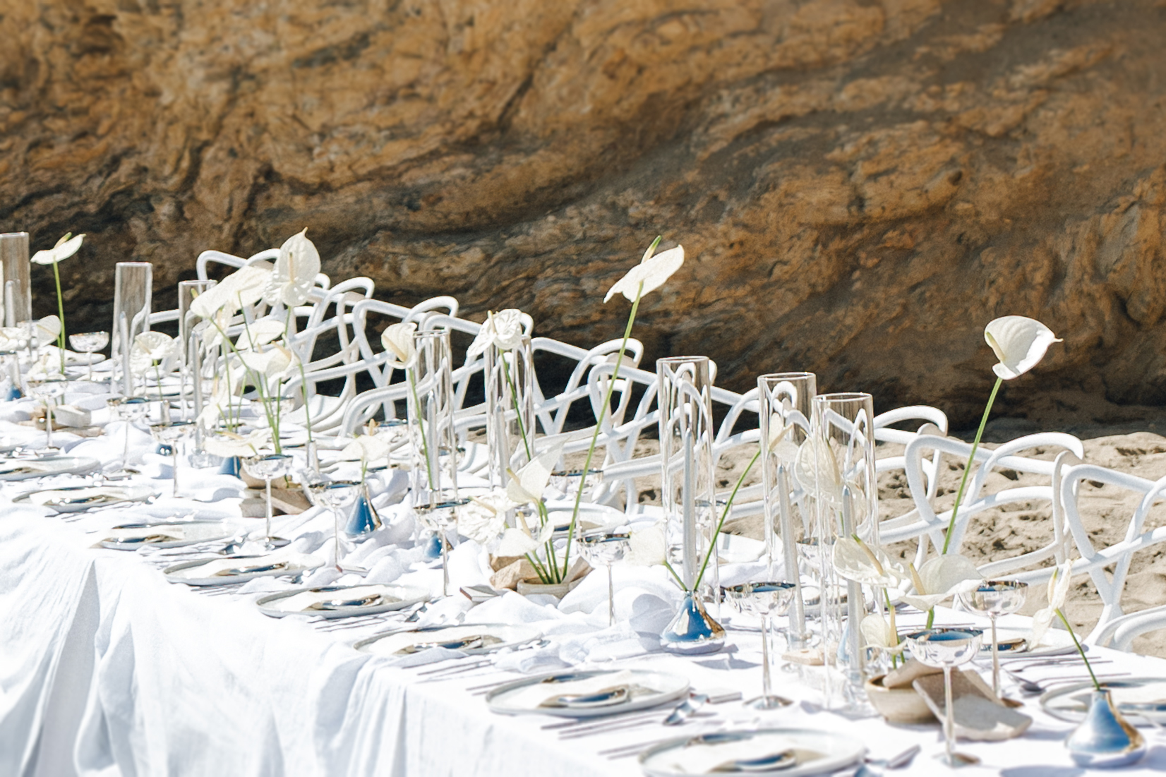 Elegant reception details captured by Oahu wedding photographer.