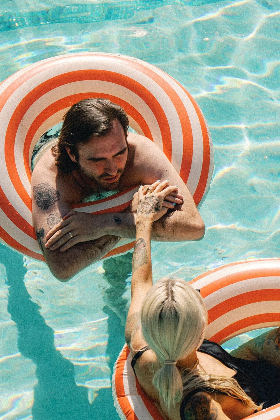 palm springs engagement session pool aesthetic 181