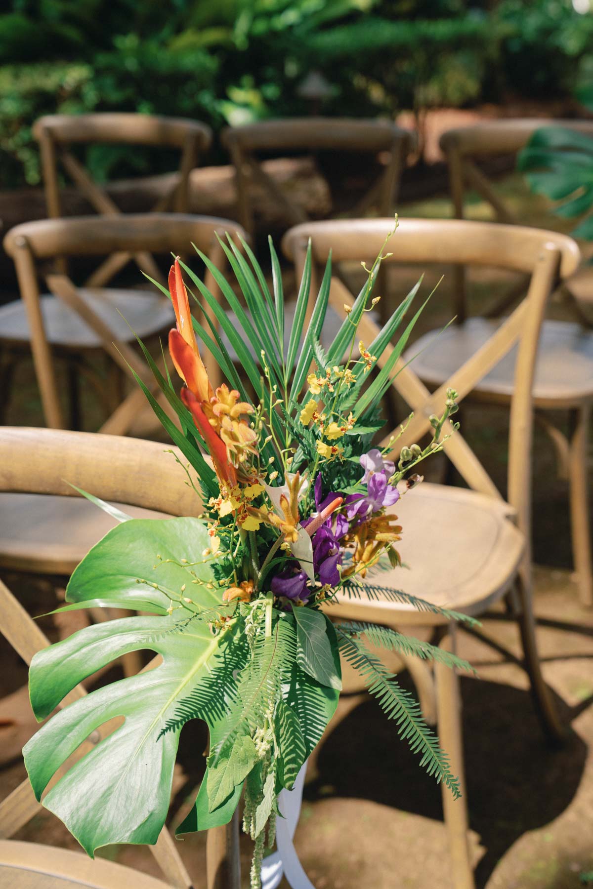 Flower details at Sunset Ranch Hawaii.